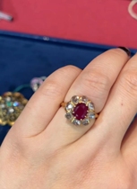 11 10 (Exhibition) Unfired Ruby Ring