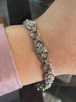 3 2 (Exhibition Day 1) Heavy Diamond Platinum Surround Bracelet