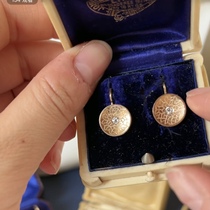 4 30 early 20th century honeycomb earrings