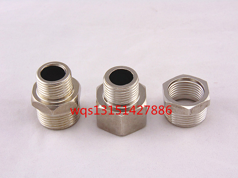 Stainless steel 6-point internal teeth change 4-point external teeth direct 4-point internal wire to 6-point external wire internal and external wire water pipe joint