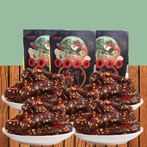 Three squirrels Shuxiang beef 100gx10 bags of spicy beef strips Hand-torn beef jerky 1000g stewed beef