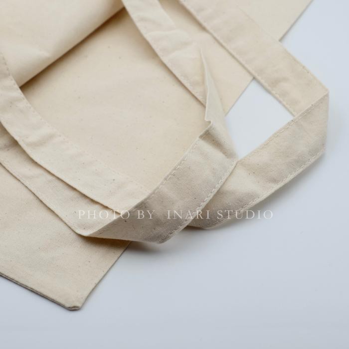 Inari Inari Dye Canvas Bag White Cotton Fabric Single Shoulder Shopping Bag Grass Wood Plant Dyeing Blue Dye DIY