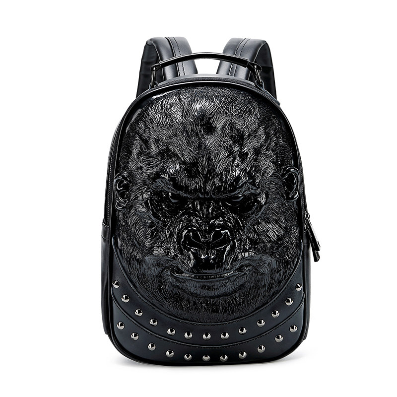 New 12 - inch computer bag male and female shoulder bag creative 3D Wukong monkey hip hop humo bag