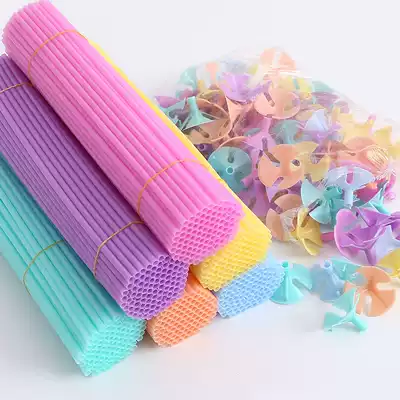 32cm cm thick high hardness balloon tow bar mall opening decoration macaroon color bat pole