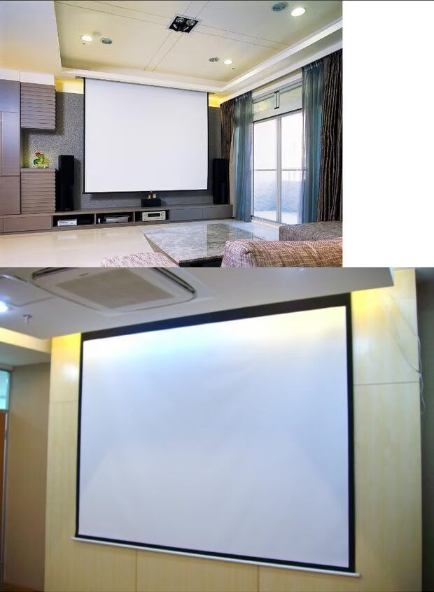 Luxury 100 inch 120 inch 150 inch 16: 9/16: 10/4: 3 máy chiếu gia đình điều khiển từ xa màn hình HD - Phụ kiện máy chiếu điều khiển máy chiếu promethean