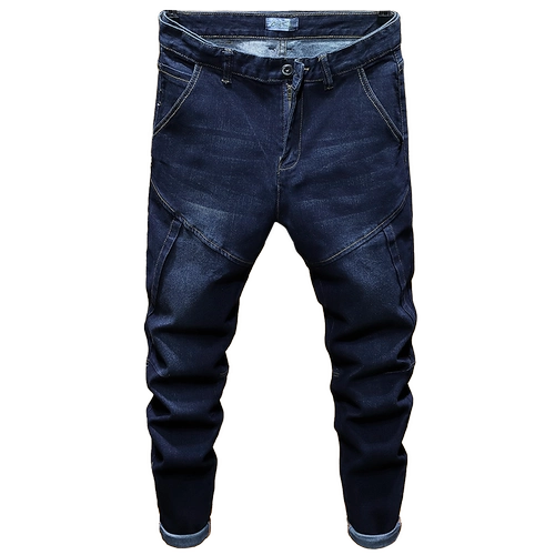 Осенние джинсы, штаны, оверсайз, облегающий крой