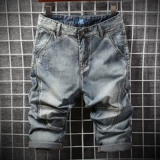 Летние тонкие штаны, ретро джинсовая юбка, шорты, большой размер