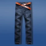 Утепленные эластичные джинсы с начесом для отдыха, флисовые удерживающие тепло штаны, оверсайз, свободный прямой крой