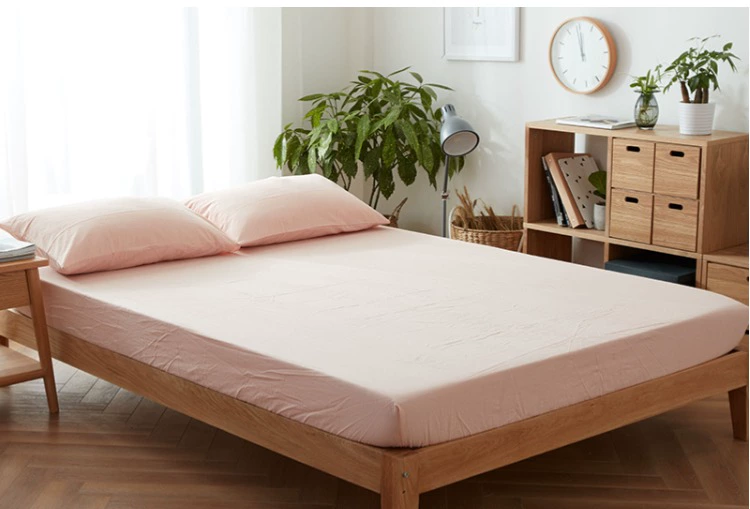 Khăn trải giường bằng vải bông Giường bông đơn mảnh Simmons bọc nệm bông bảo vệ 1.35 m 1.8 trải giường 2.0 m 	ga giường bo chun