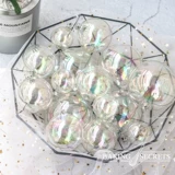 Выпечка декоративной инспирты фэнтези -цвет прозрачный мяч Розовый белый рождественский шариковый торт