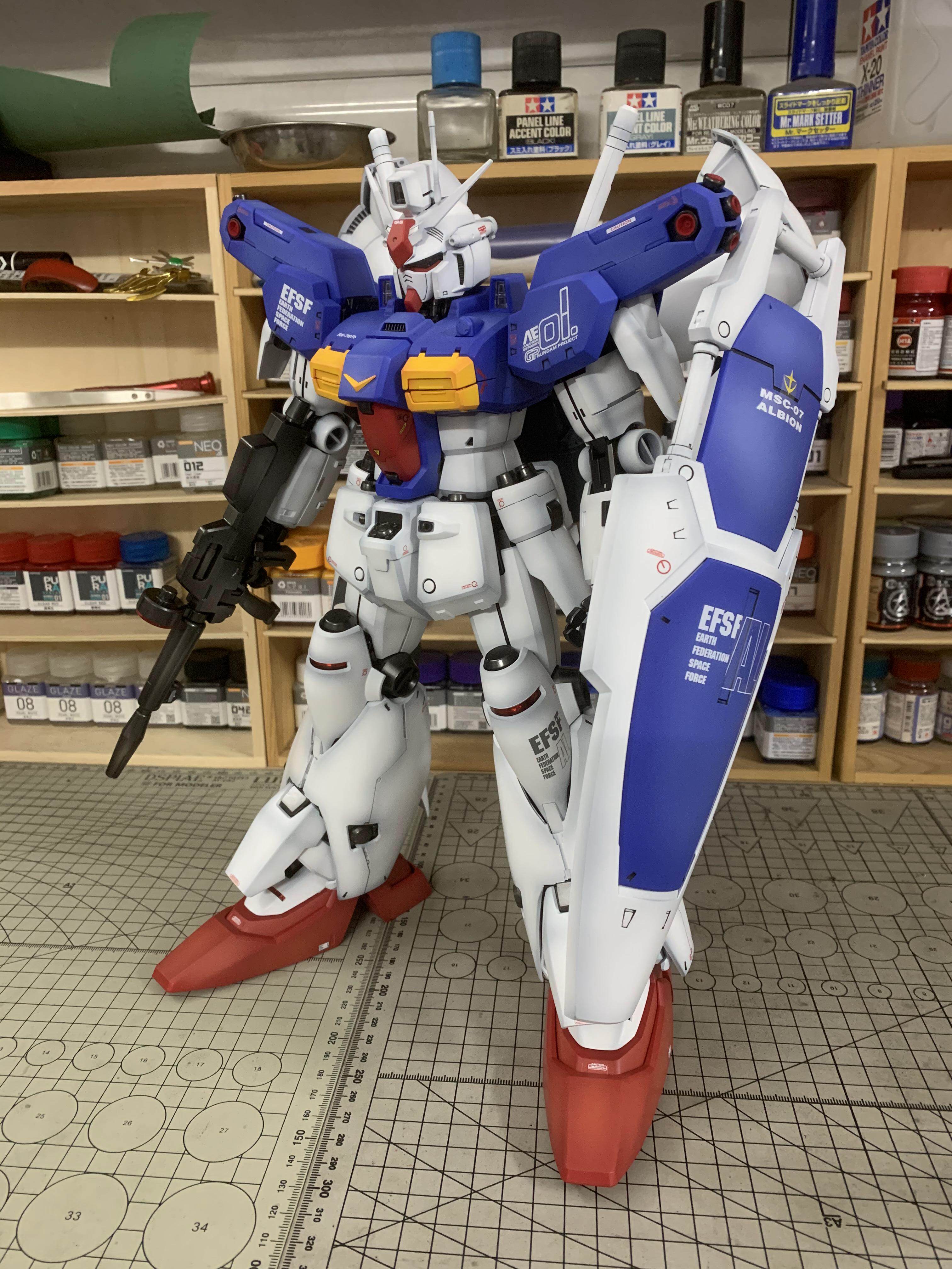 万代PG RX-78 GP01 FB高达模型上色代工全攻略！试作1号机到底要不要上色才值回票价？_高达模型专区_淘宝游戏网
