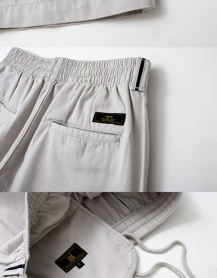AUGDOG spot 18SS DCDT quần short mùa hè nam giản dị năm quần nữ Xishan Xiaofei DCDT MDNS - Quần short quần jean nam ống rộng