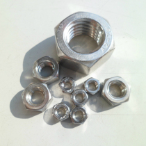 304 stainless steel hexagonal fine tooth nut M6M8M10M12M14M16*1*0 75*1 25*0 5*1 5