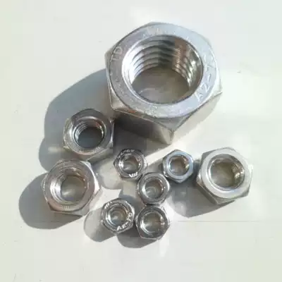 304 stainless steel hex fine nut M6M8M10M12M14M16 * 1*0 75*1 25*0 5*1 5