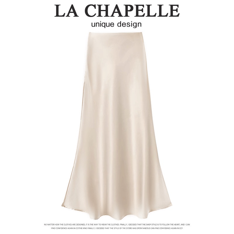 La Chapelle Acetate Satin Skirt for Women, Summer White Silk Skirt, Chinese Style Petite Long Skirt, Fishtail Skirt La Chapelle Acetate Satin Skirt for Women, Summer White Silk Skirt, Chinese Style Petite Long Skirt, Fishtail Skirt