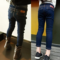 Cô gái mặc quần legging thời trang quần legging cho bé gái mùa đông Quần jean nữ 2018 dày cộng với thời trang nhung quần áo cho bé gái