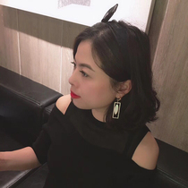 Long note earrings female Korean personality simple temperament Joker trendy women fashion earrings spring accessories new products