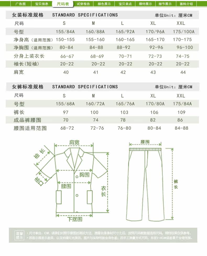 Tenue infirmière YIHUZIXING - Ref 1857048 Image 9