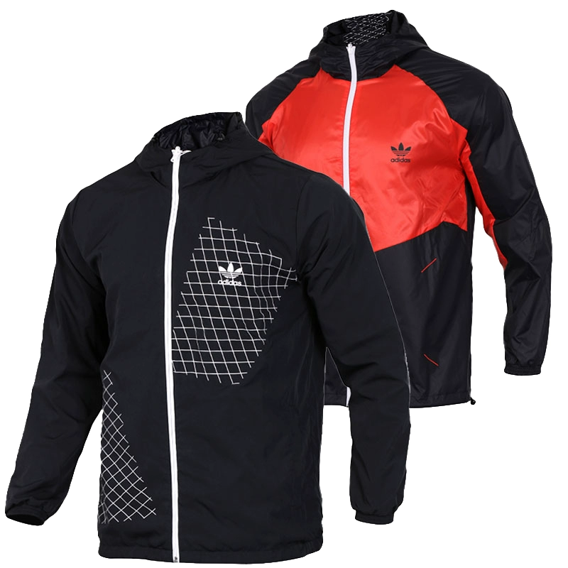 Áo khoác chống gió hai mặt thể thao mùa xuân của Adidas Adidas Clover 2018 CW5168 - Áo khoác thể thao / áo khoác