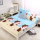 Fitted flannel mảnh nhung bedspread bảo vệ tay áo cashmere san hô 1.5 / 1.8m dày nệm ấm nắp trượt - Trang bị Covers ga chun bọc giường spa