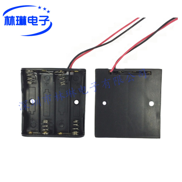 No. 7 4 unleaded battery box AAA type - 7 four section without cover battery box flat - row 6V series line