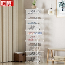Shoe box storage transparent shoe cabinet storage Net Red Shoe Box storage rack multi-layer shoe cabinet storage artifact saving space