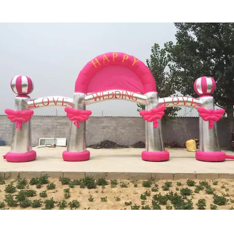 Original princess door New air mold arch Wedding rainbow door opening celebration inflatable supplies