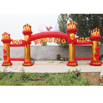 2016 couple Tiancheng new wedding rainbow door inflatable arch opening event Wedding celebration gas mold