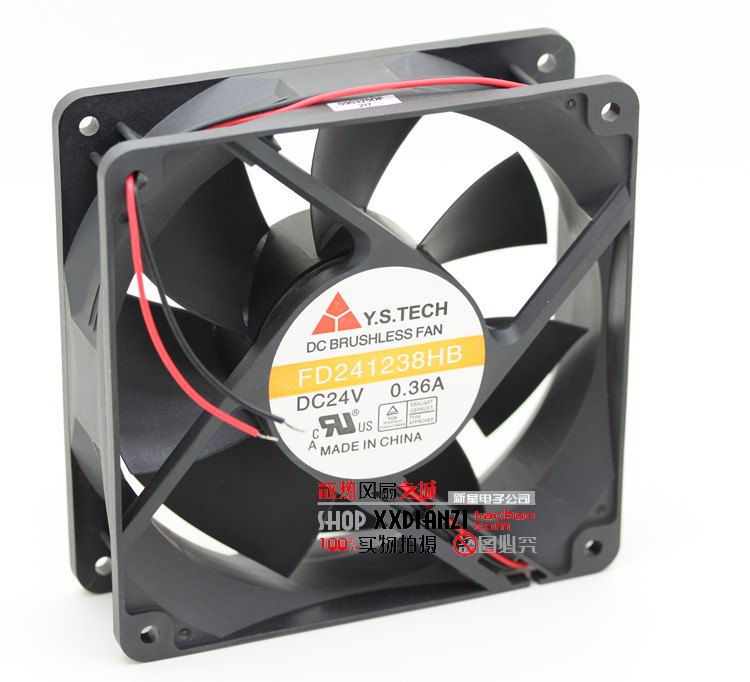 Y S TECH Wonsan FD241238HB 12038 12cm 24V 0 36A frequency inverter radiating fan