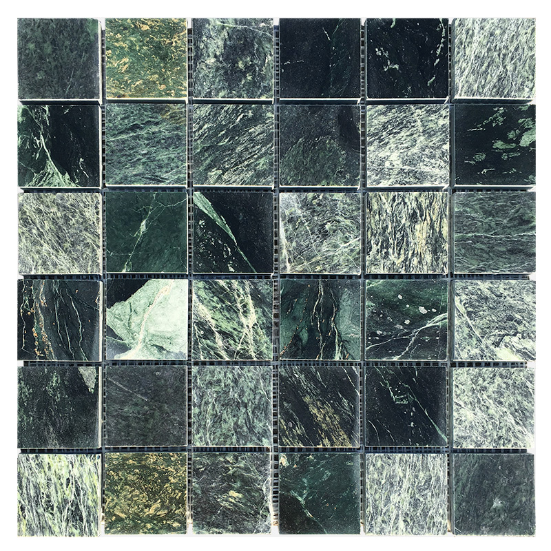 Large Flower Green Natural Marble Material Mosaic Makeup Room Tile Landscaped Pool Fish Pond Grey Wood Grain Jazz White