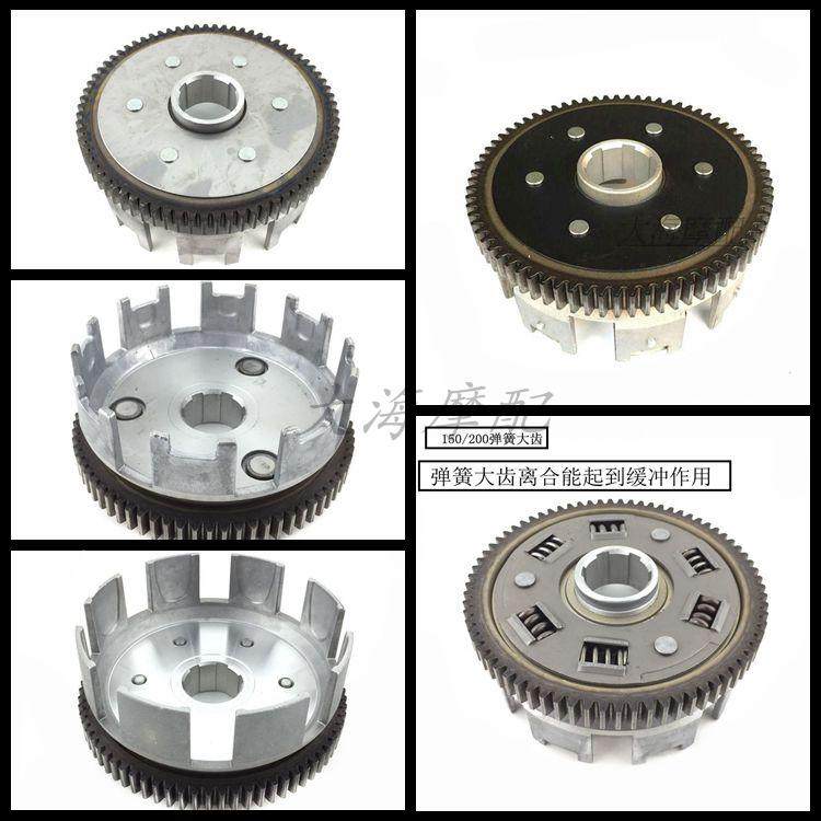 Motorcycle Clutch Large Tooth 125 150 200 300 Clutch Large Tooth Tricycle Clutch Big Tooth