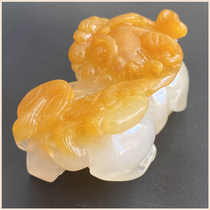 Yunnan Huanglong jade Ice Breeder King Leopard boutique jade Jade Tricks of the Boutique Boutique Handlebar Pieces Jade Male