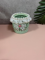 Hemp rope handmade DIY pen holder paper cup small flower basket material package (not finished product)