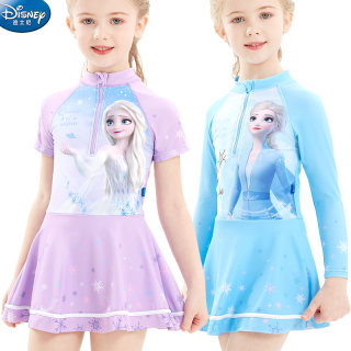 Children's swimsuit girls Disney quick-drying one-piece big boy girl student baby skirt cute swimming equipment