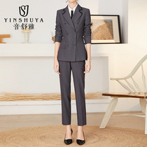 Professional Suits Suit Women Autumn Winter Fashion Temperament High-end Manager Professional Clothing Sales Positive Real Estate Work Clothes