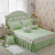 Phiên bản Hàn Quốc của cotton bed bed bed cover 1.2 / 1.5 / 1.8m ga giường đôi đặt một mảnh ba hoặc bốn bộ ga giường có viền