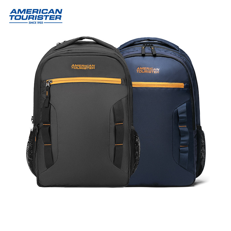 0点开始限1小时 吴磊代言 American Tourister 美旅 简约双肩包 双重优惠折后¥59.9包邮 2款3色可选