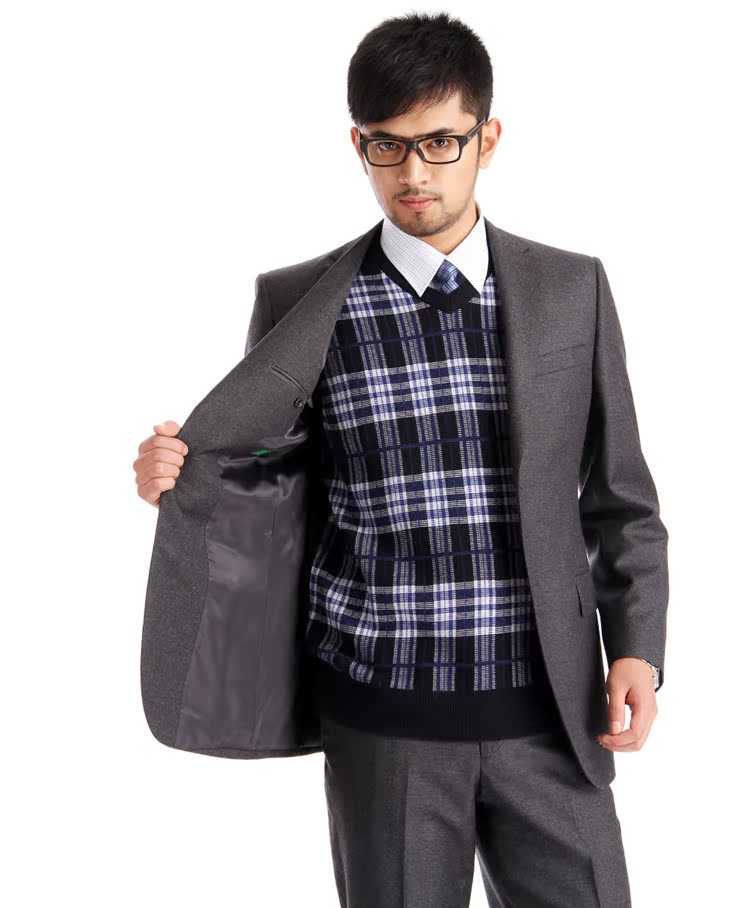 Costume homme en laine pour automne - Ref 1577610 Image 9