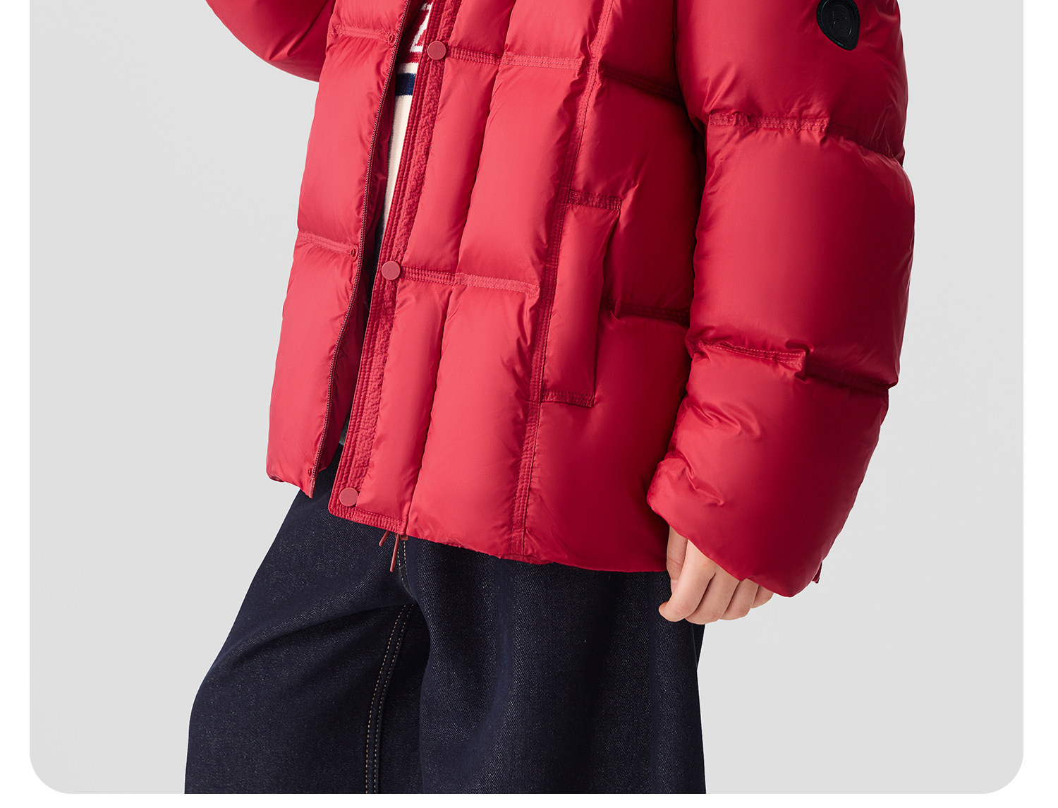 左西童装男童羽绒服冬季保暖2026新款儿童三防蓄热面包服大童外套 — 93