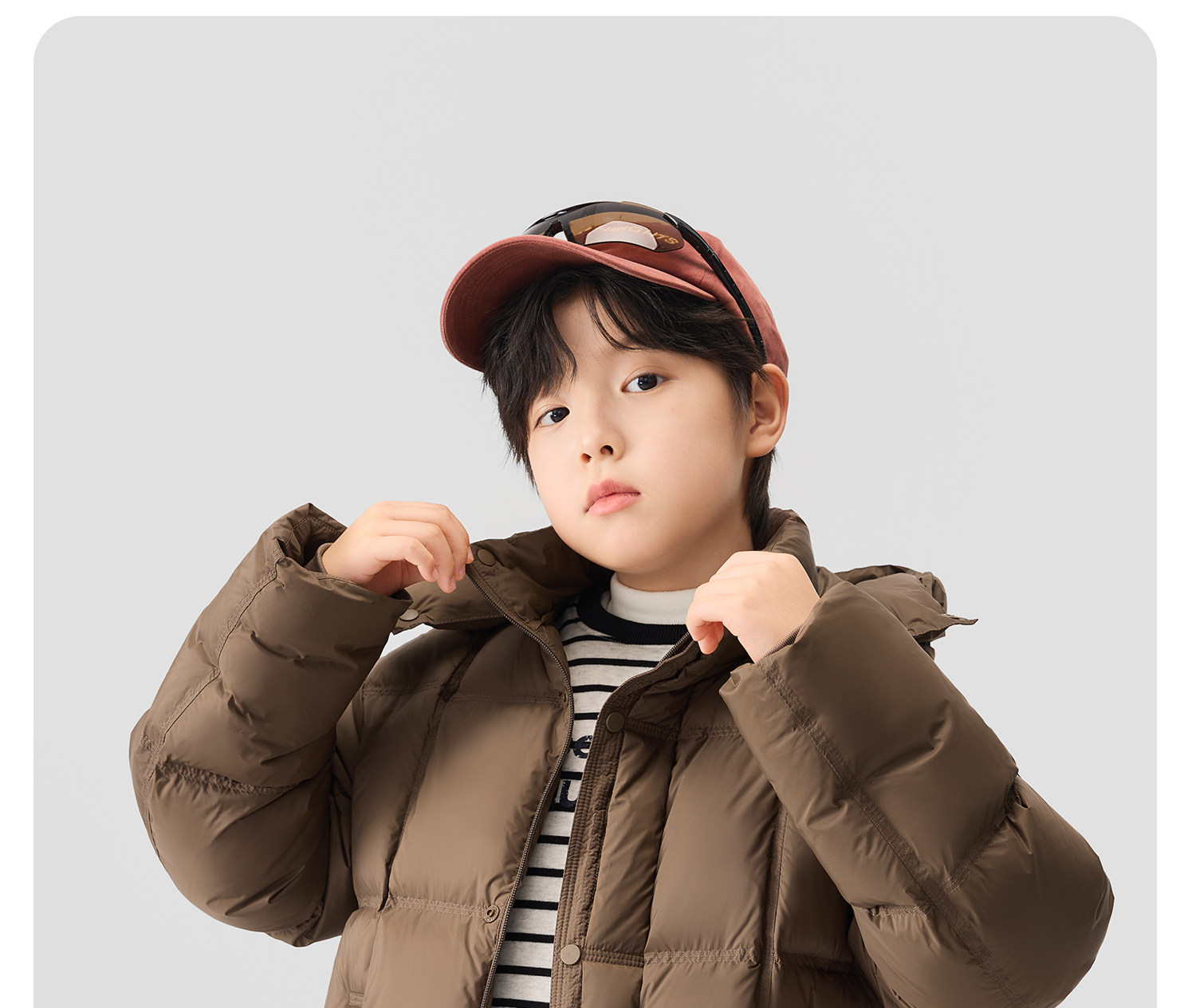 左西童装男童羽绒服冬季保暖2026新款儿童三防蓄热面包服大童外套 — 76