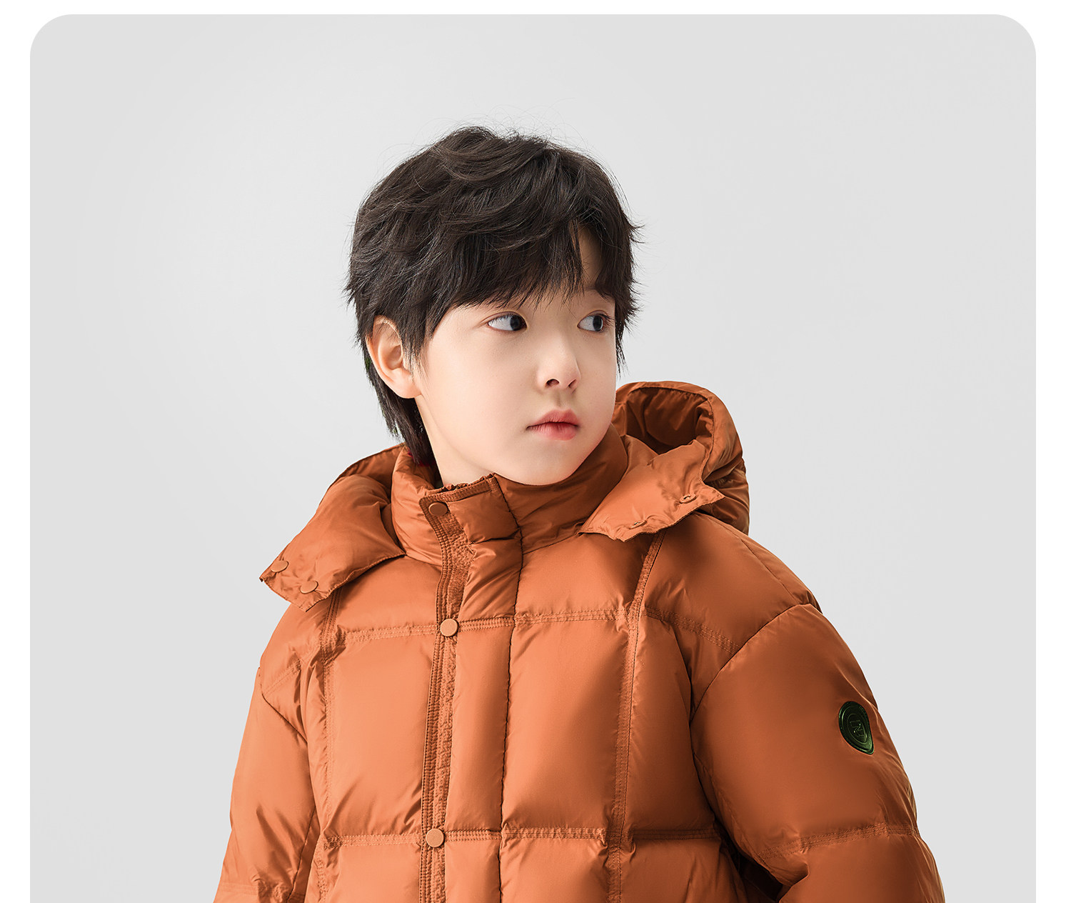 左西童装男童羽绒服冬季保暖2026新款儿童三防蓄热面包服大童外套 — 66