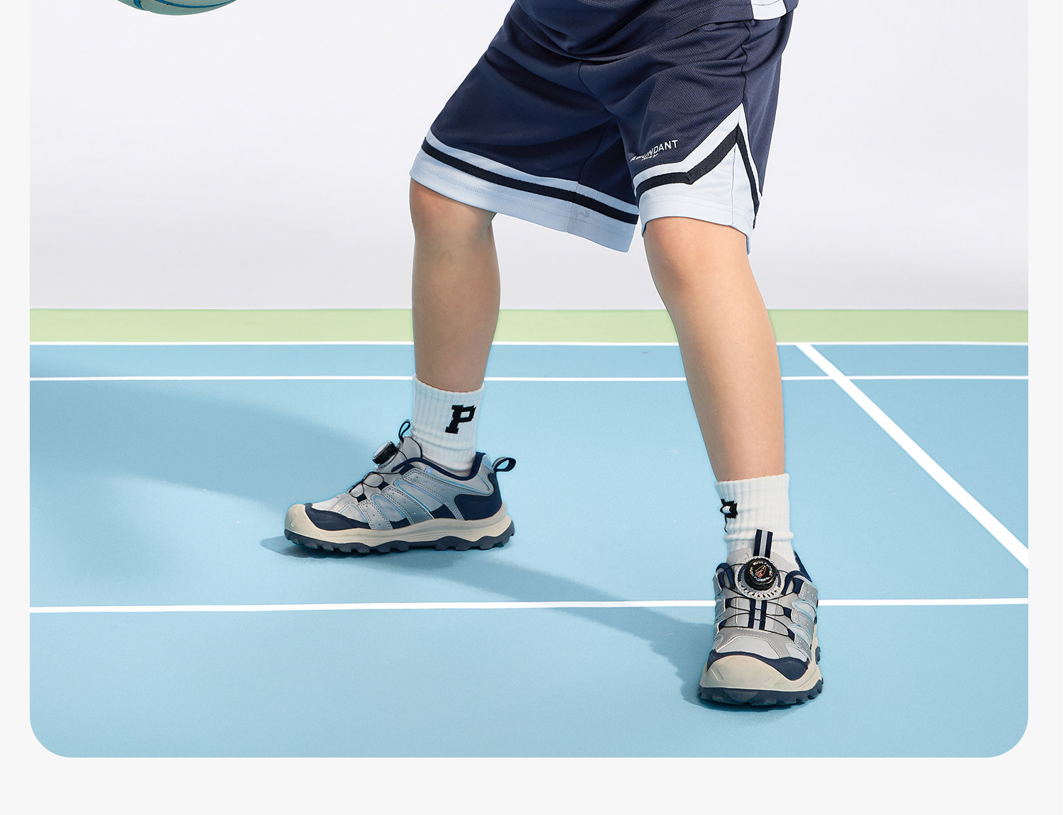 左西童装男童套装夏季速干运动短袖2026新款儿童篮球服两件套夏装 — 45