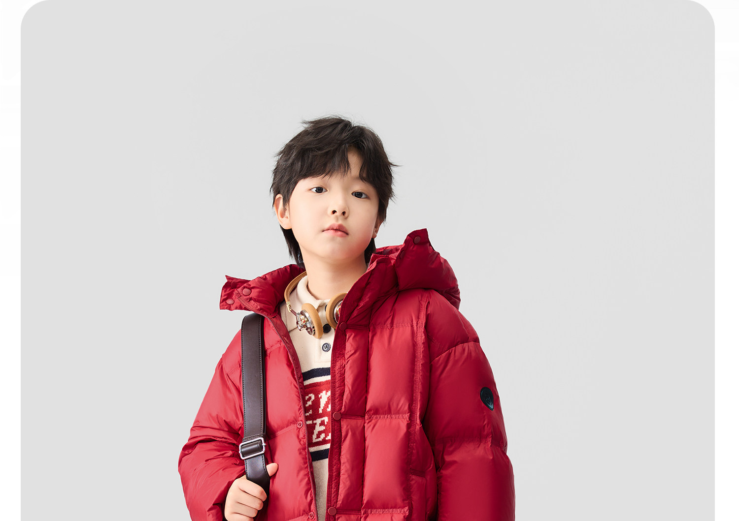 左西童装男童羽绒服冬季保暖2026新款儿童三防蓄热面包服大童外套 — 84