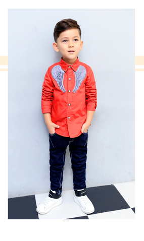 Chemise garcon à manche longue - Ref 2082298 Image 37