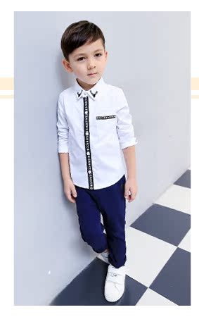 Chemise garcon à manche longue - Ref 2082285 Image 71
