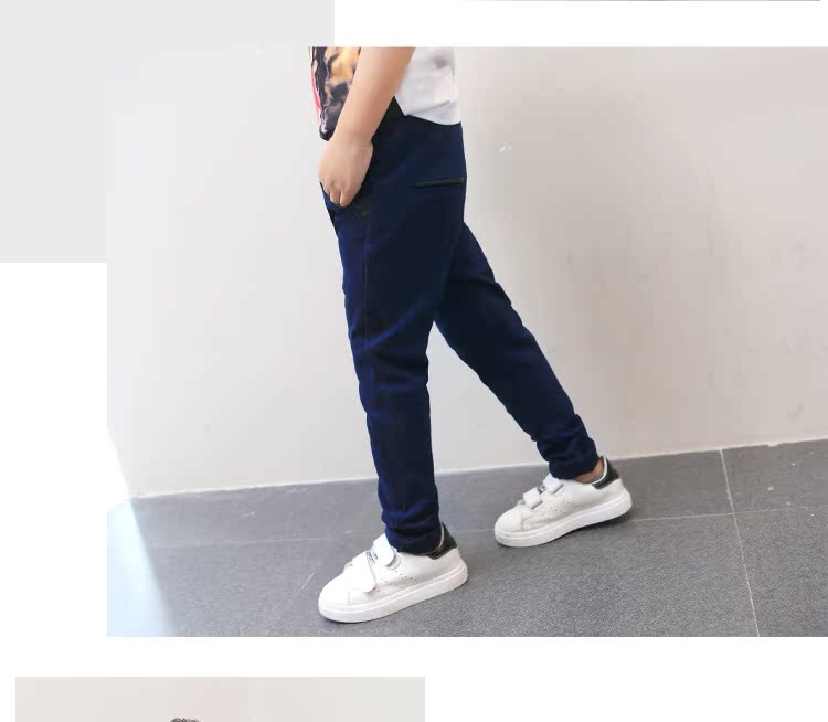 Pantalon garcon ZK163026 en coton - Ref 2054497 Image 38