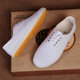 Old Beijing 1980s nostalgic shoes canvas shoes white cloth shoes vintage white sneakers Qingdao small white shoes women's versatile