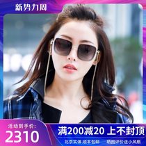  New Chanel Chanel sunglasses ch4244 pearl calfskin woven chain large frame square sunglasses women