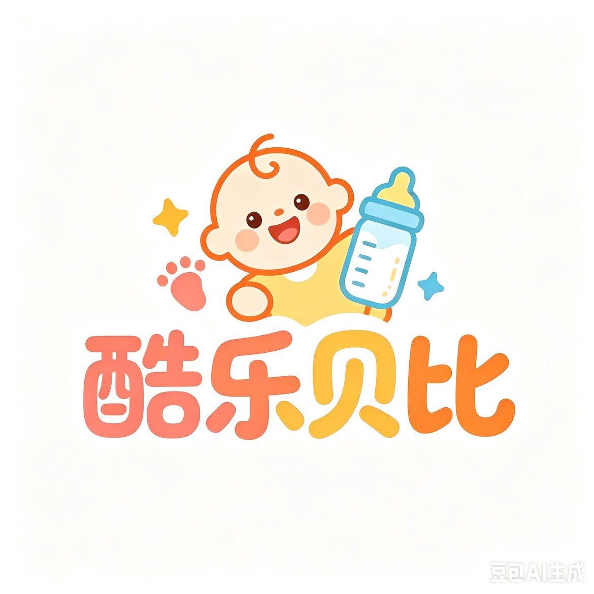 酷乐贝比母婴店的LOGO