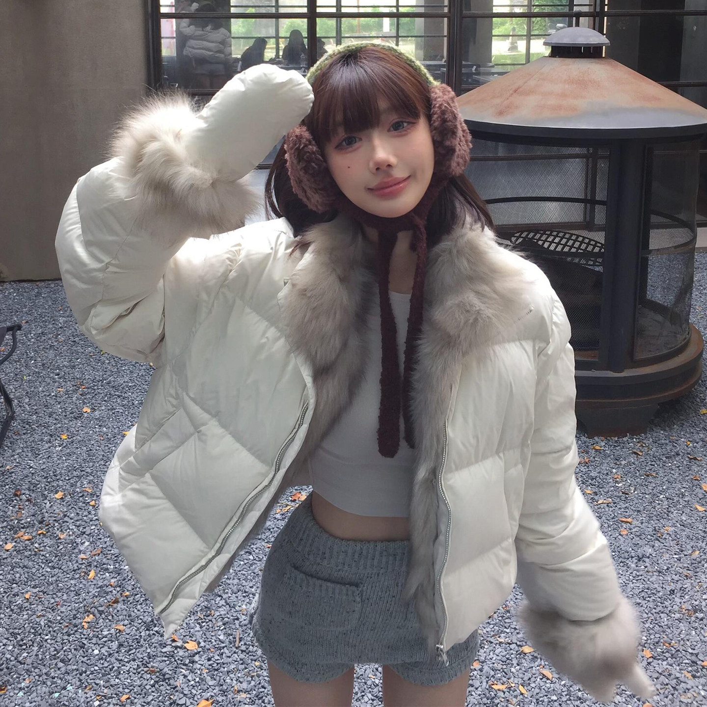 2025秋冬新品推荐 ️ 高级感名媛仿狐狸毛领羽绒服-羽绒服-淘宝好物网